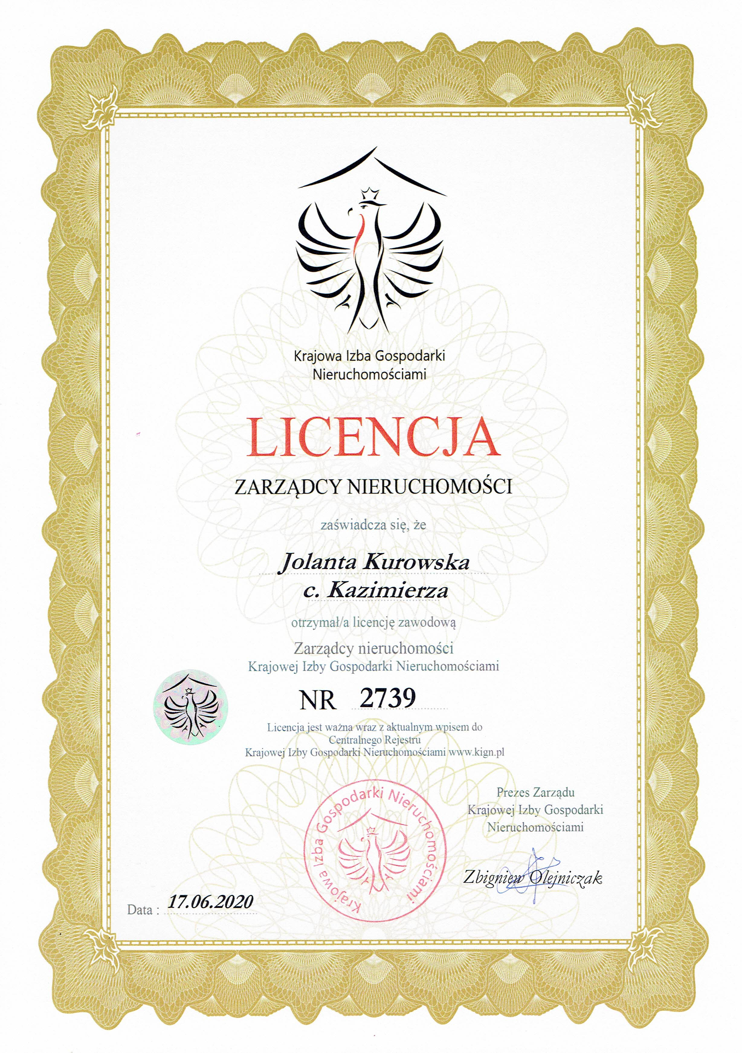 Licencja Jk